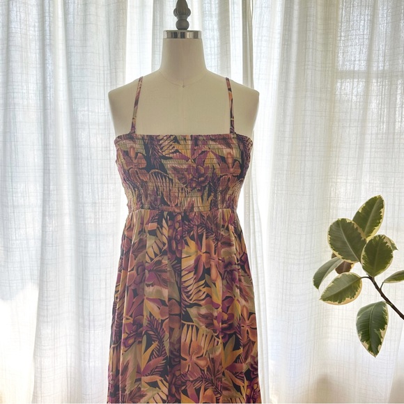 NW/OT RESORT retro tropical print midi - Picture 7 of 8